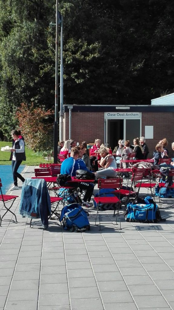 Heerlijk weer om te korfballen!