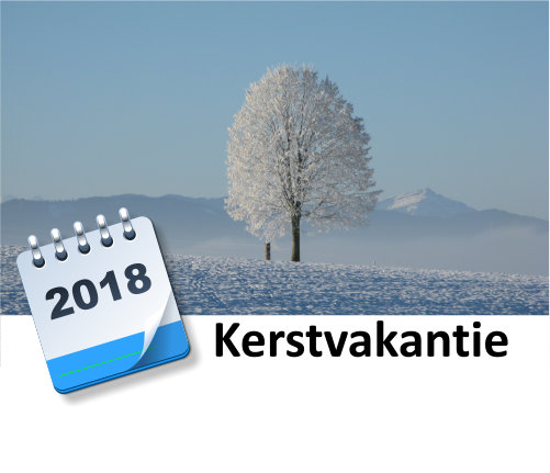 Geen trainingen tijdens de kerstvakantie