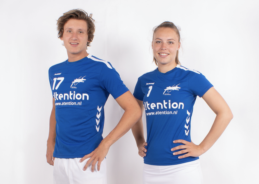 Shirts en teamfoto’s maken