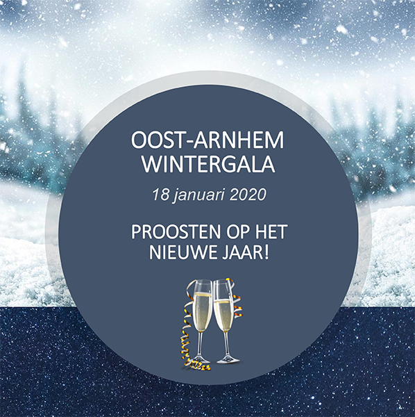 Op 18 januari 2020 zal het jaarlijkse oost-arnhem gala weer worden gevierd. We zullen met zijn allen proosten op het nieuwe jaar en tot in de late uurtjes dansen in winterse sferen.