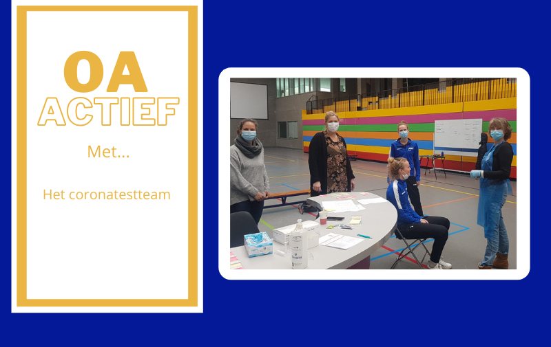 OA actief met het coronatestteam