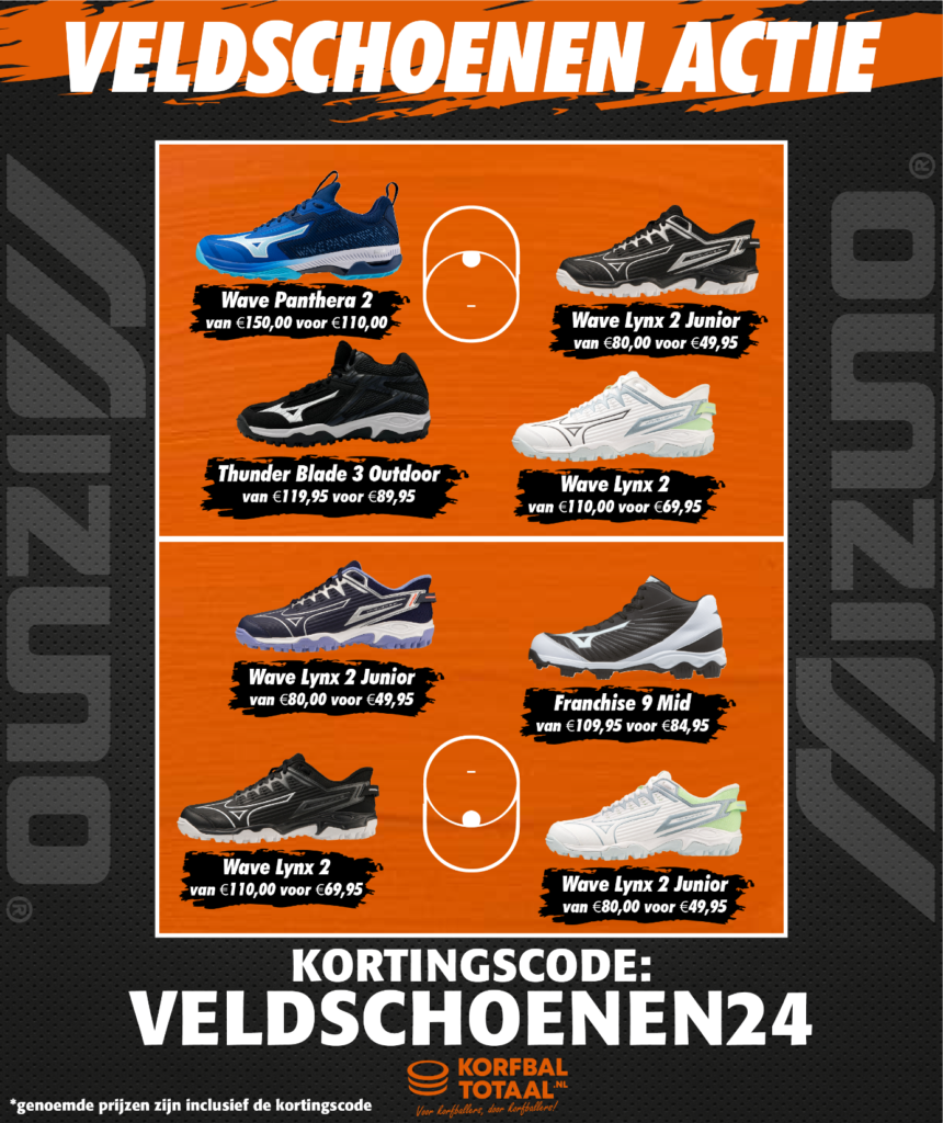 extra korting van €10 op veldschoenen