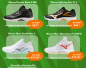speciale korting van €10 op zaalschoenen